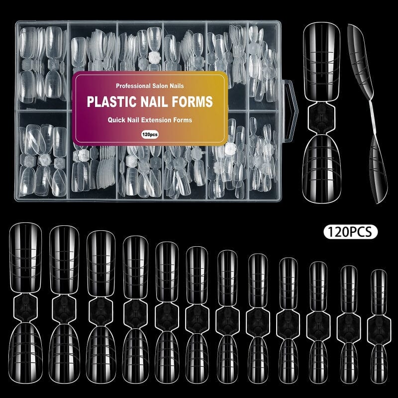 120pcs Extension Gel Mold Tips Nail Tips No Brand