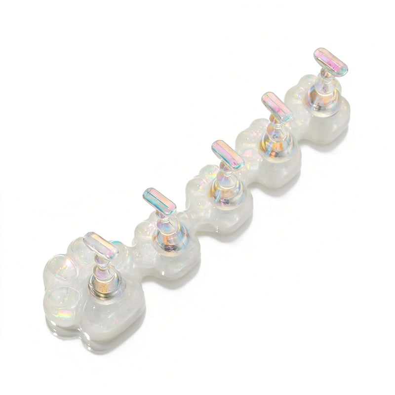 White Cat Claw Nail Stand