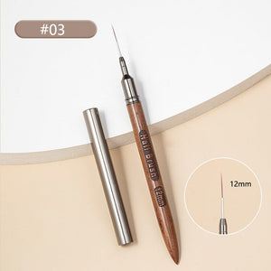 Wooden Handle Nail Liner Brush Tools & Accessories No Brand 03