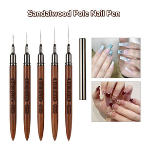 Wooden Handle Nail Liner Brush Tools & Accessories No Brand
