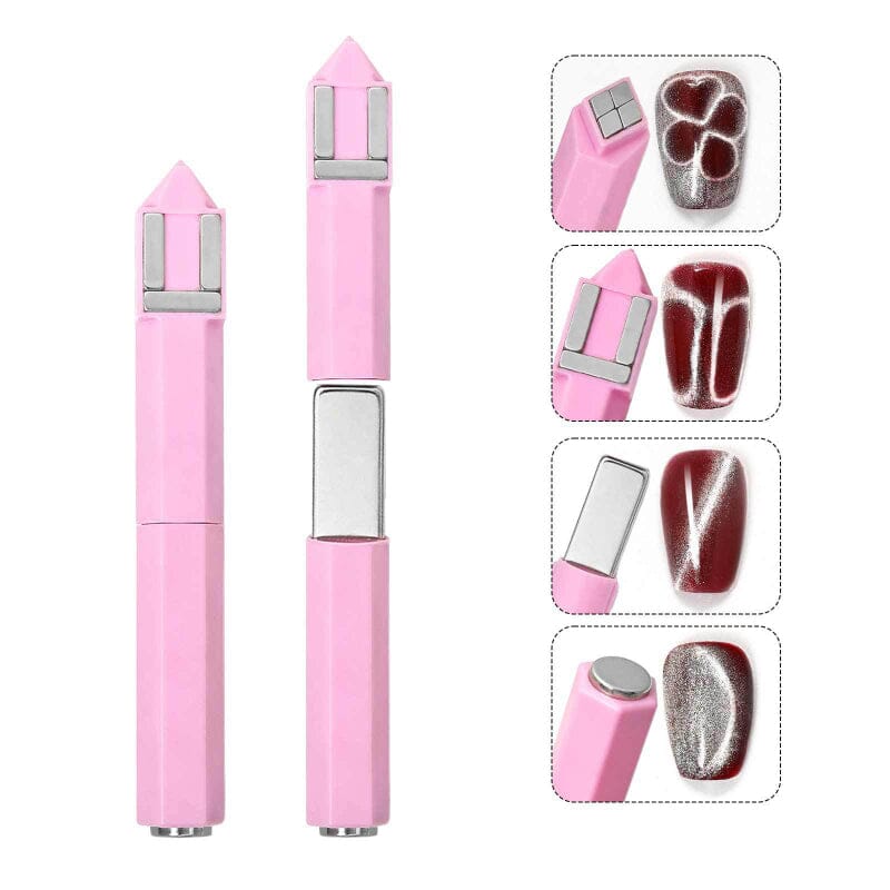 Pink 4 in 1 Rhombus Multifunctional Magnet Tools & Accessories No Brand