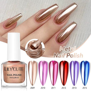 Metal Nail Polish JS14 7ml Nail Polish LILYCUTE
