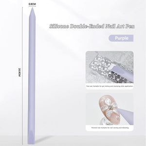 Purple Double-headed Silicone Rod Tools & Accessories No Brand