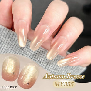 Water Light Cat Magnetic Gel MY355 Autumn Breeze 10ml Gel Nail Polish BORN PRETTY