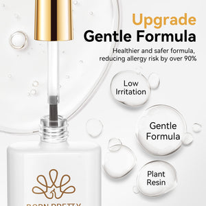 2pcs Set Base Gel Top Coat 15ml HEMA/TPO FREE Gel Nail Polish BORN PRETTY