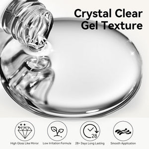 2pcs Set Base Gel Top Coat 15ml HEMA/TPO FREE Gel Nail Polish BORN PRETTY