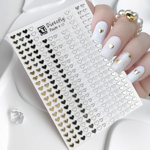 Leaf Line 3D Nail Sticker Clearance No Brand