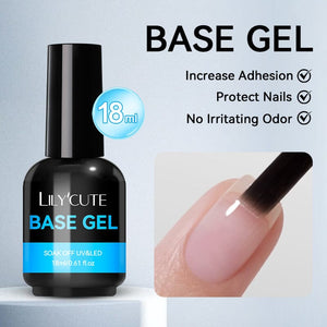 Base Gel Top Coat 18ml Base & Top Coat LILYCUTE