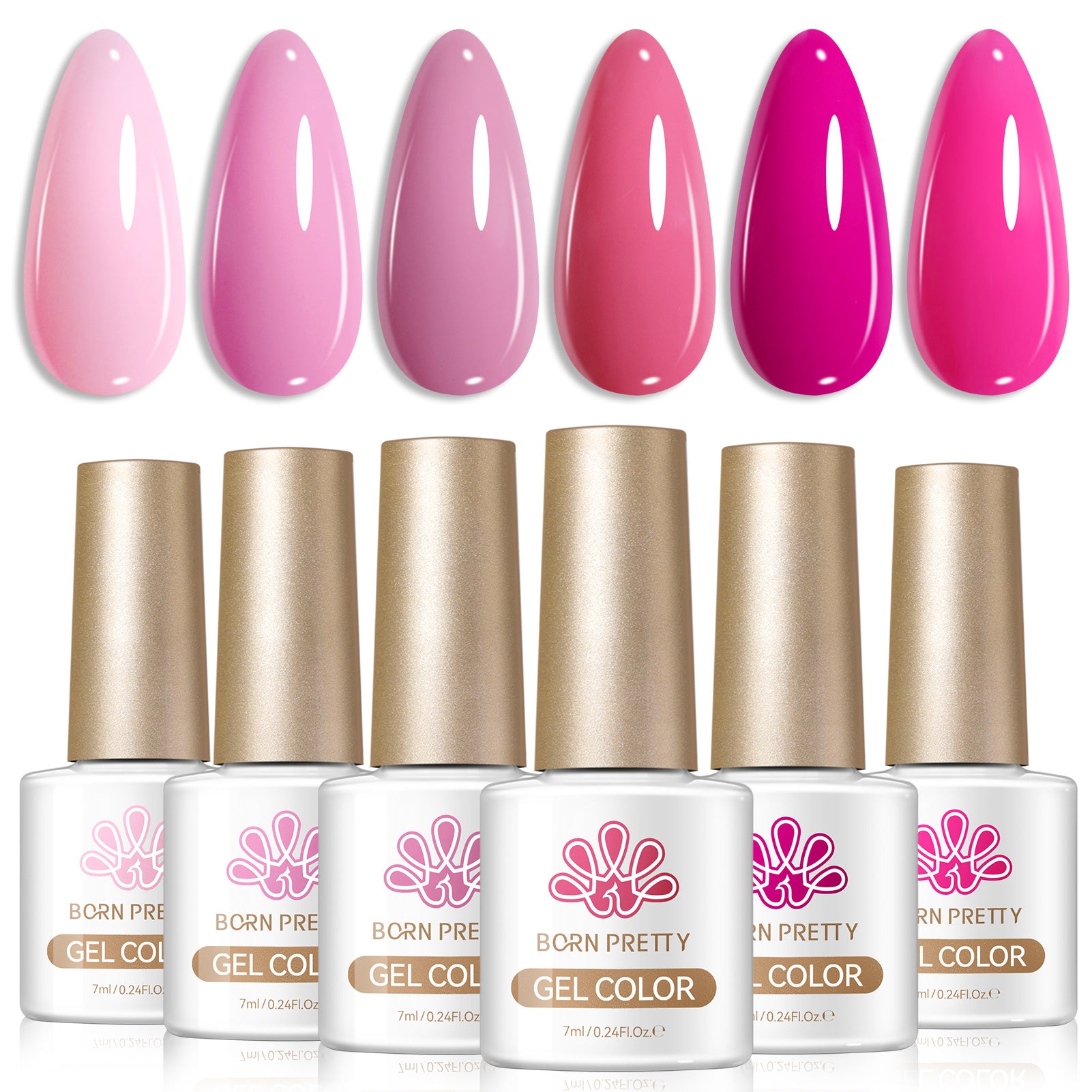 6 Colors Gel Set S46 Warming Up 7ml