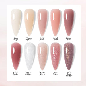 Nude Glitter Extension Nail Gel 150g Extension Nail Gel UR SUGAR