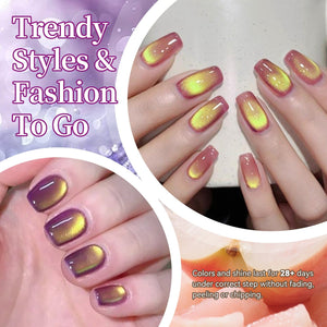 6 Colors Colored Cat Magnetic Gel Polish Set M15 Fruit Basket 7ml HEMA/TPO FREE Gel Nail Polish BORN PRETTY