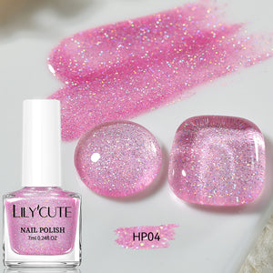 12 Colors Glitter Nail Polish HP01~12 7ml Nail Polish LILYCUTE