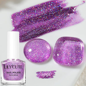 12 Colors Glitter Nail Polish HP01~12 7ml Nail Polish LILYCUTE