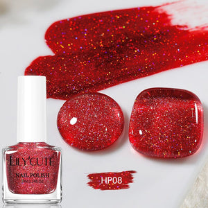 12 Colors Glitter Nail Polish HP01~12 7ml Nail Polish LILYCUTE