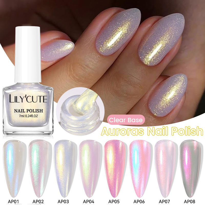 8 Colors Auroras Nail Polish AP01~08 7ml