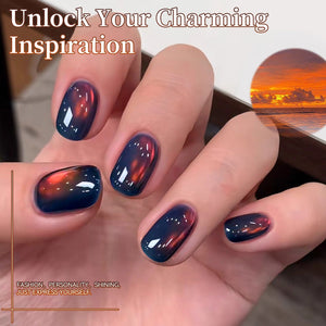 Colored Cat Magnetic Gel MY393 Blazing Sky 15ml HEMA/TPO FREE Gel Nail Polish BORN PRETTY