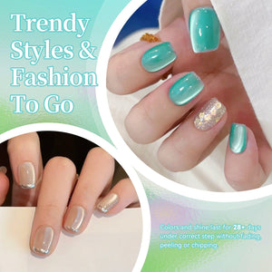 6 Colors Glass Cat Magnetic Gel M50 Spring Geometry 7ml HEMA/TPO FREE Gel Nail Polish BORN PRETTY