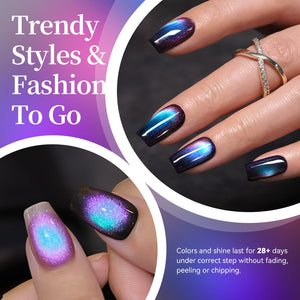 6 Colors Colored Cat Magnetic Gel M52 Romantic Universe 7ml HEMA/TPO FREE Gel Nail Polish BORN PRETTY