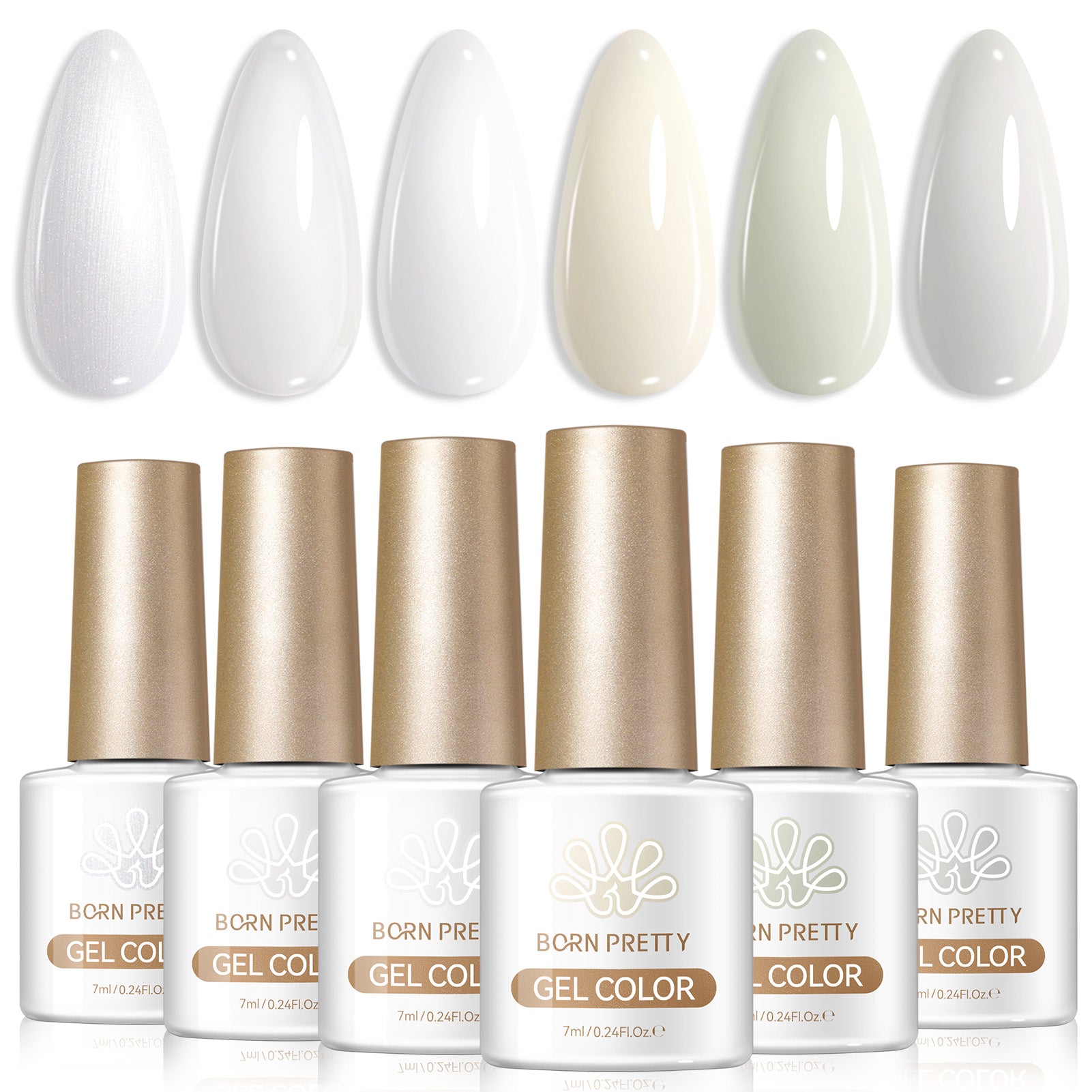 6 Colors Gel Set S51 Dancing Cloud 7ml HEMA/TPO FREE