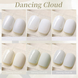 6 Colors Gel Set S51 Dancing Cloud 7ml Gel Nail Polish BORN PRETTY