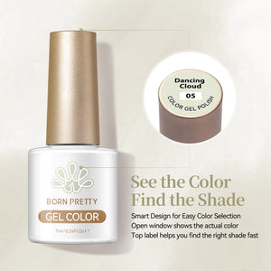 6 Colors Gel Set S51 Dancing Cloud 7ml Gel Nail Polish BORN PRETTY