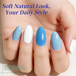 6 Colors Gel Set S57 Cold Enough 7ml Gel Nail Polish BORN PRETTY
