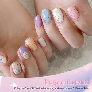 6 Colors Jelly Gel J56 Yogee Cream 7ml Gel Nail Polish BORN PRETTY