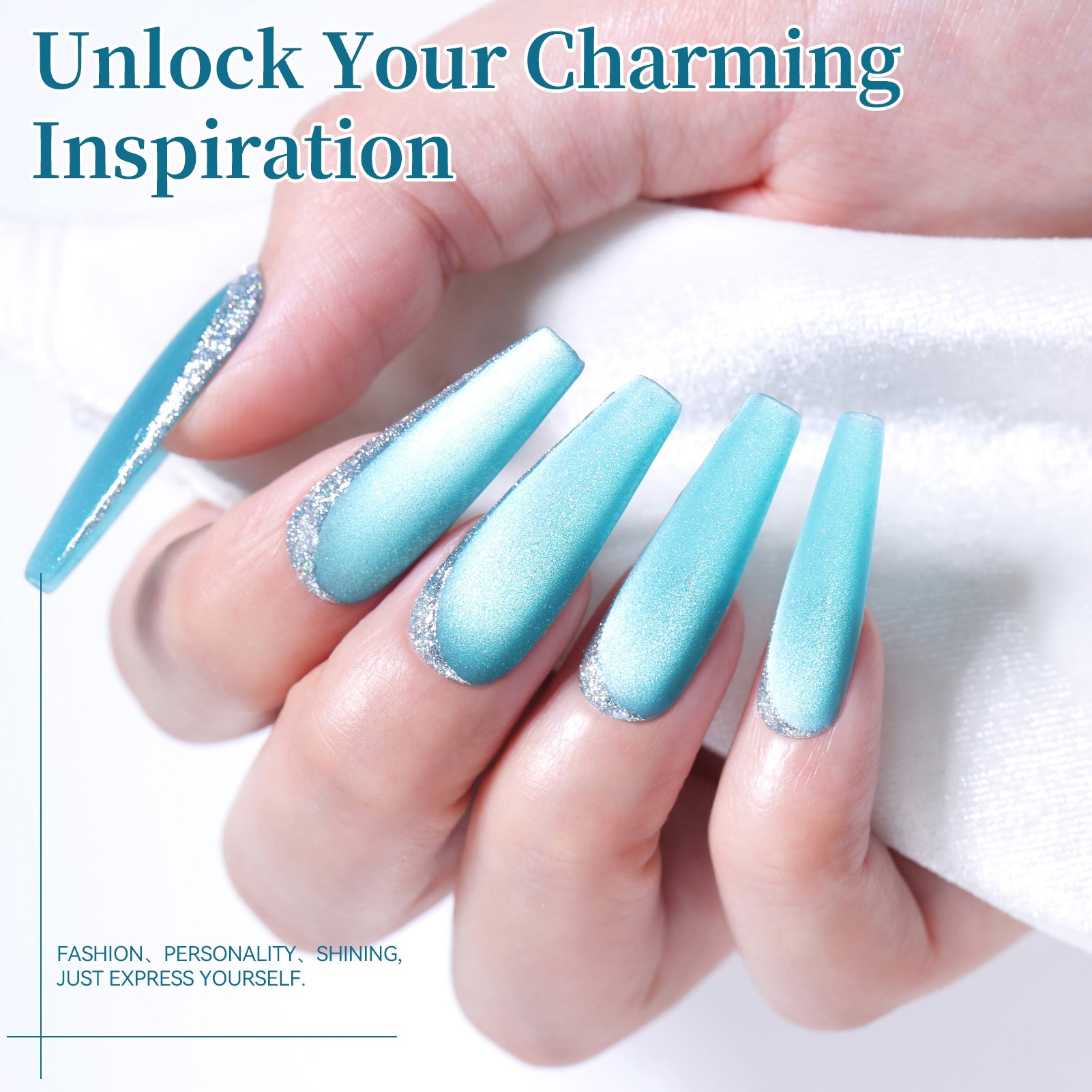 Crystal Cat Magnetic Gel MY328 Sea Blue 15ml