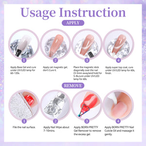 Cat Magnetic Gel 15ml Gel Nail Polish BORN PRETTY