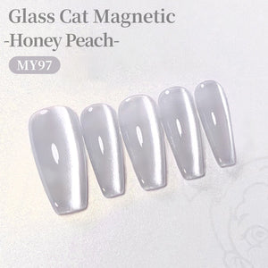 Glass Cat Magnetic Gel MY97 Honey Peach 15ml Gel Nail Polish BORN PRETTY