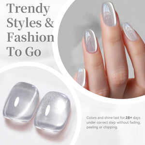 Glass Cat Magnetic Gel MY97 Honey Peach 15ml Gel Nail Polish BORN PRETTY