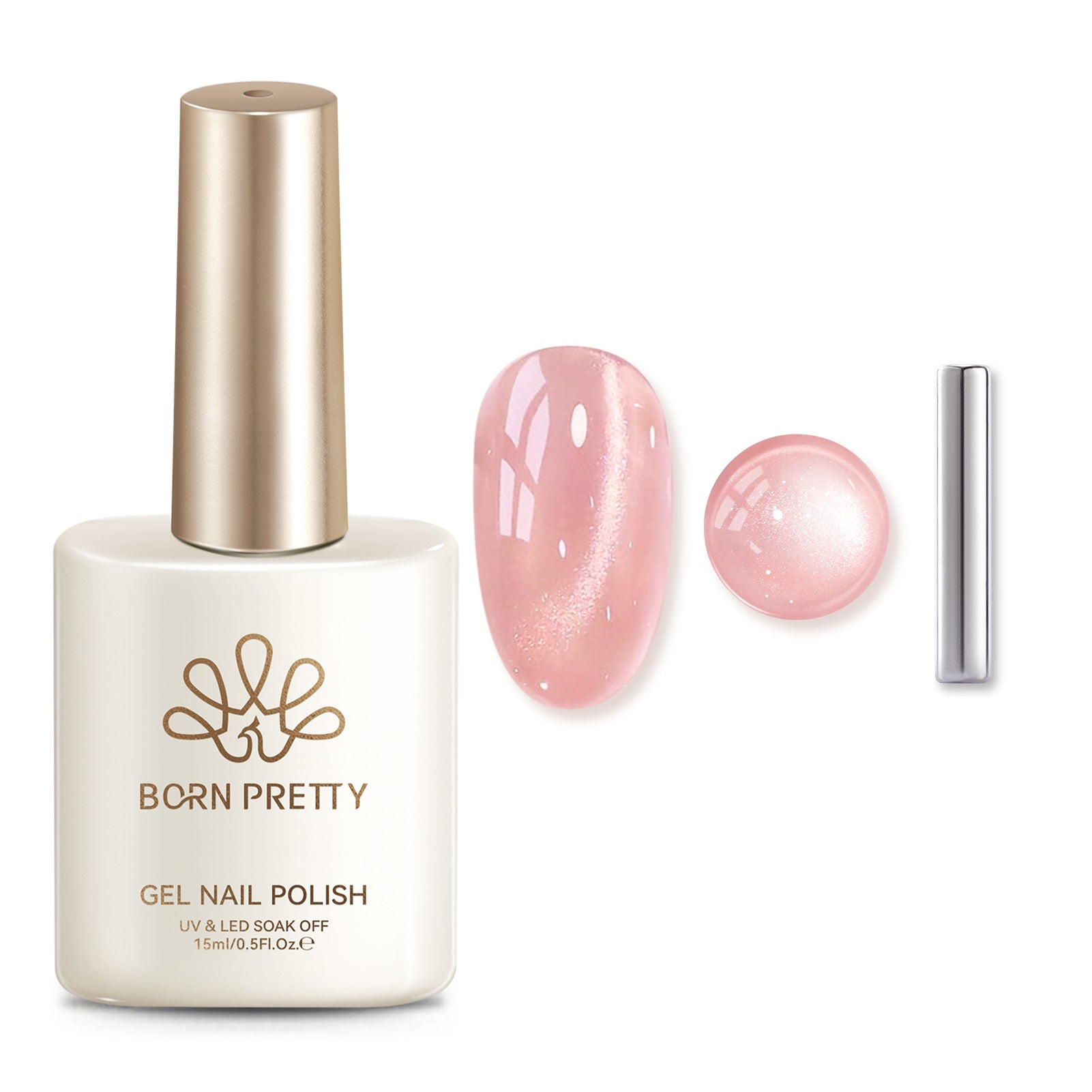 Glass Cat Magnetic Gel MY472 Peach Coral Sea 15ml