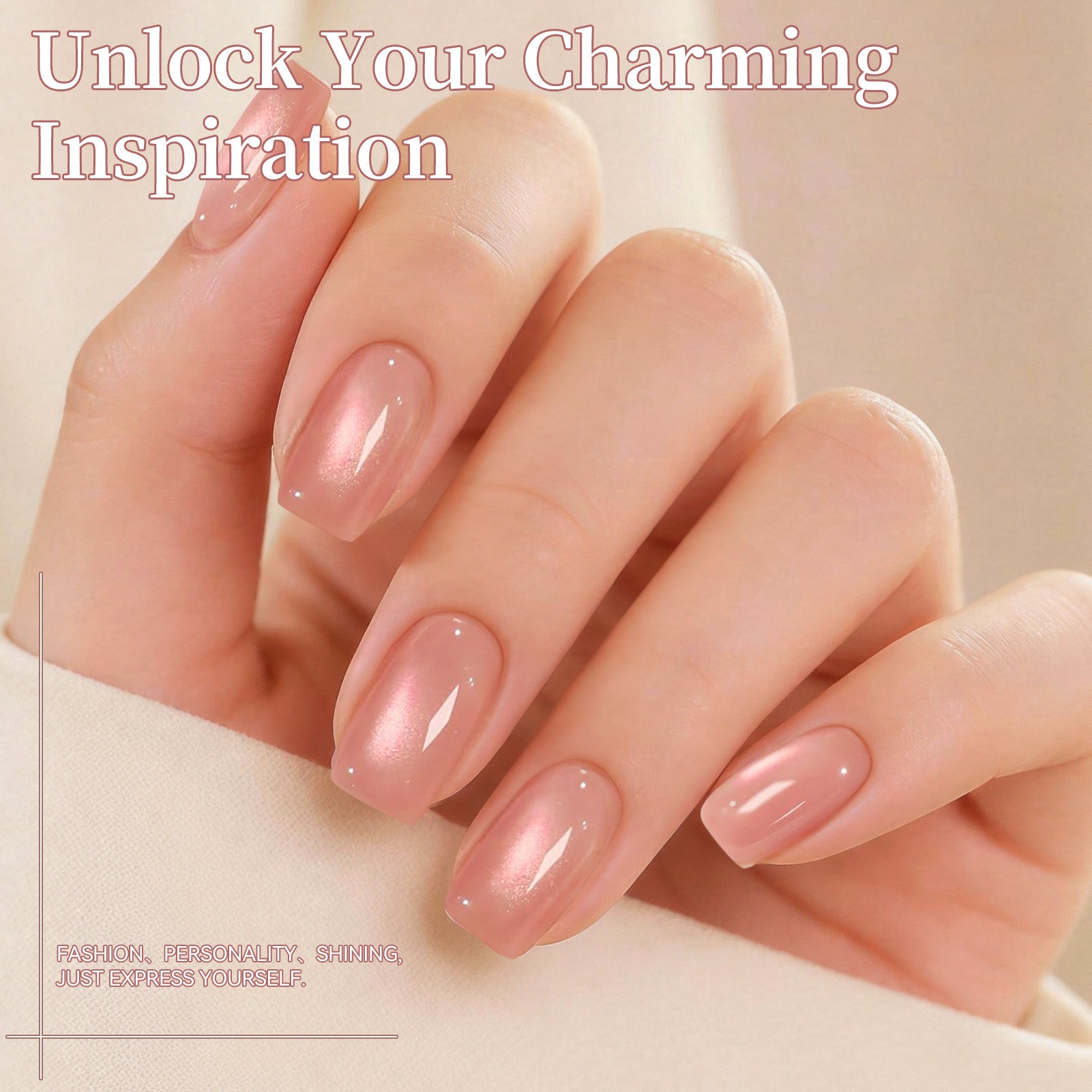 Glass Cat Magnetic Gel MY472 Peach Coral Sea 15ml