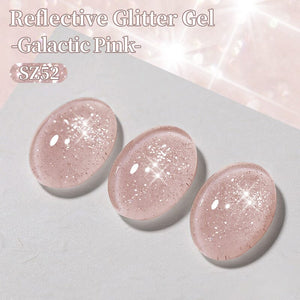 Reflective Gel SZ52 Galactic Pink 10ml Gel Nail Polish BORN PRETTY