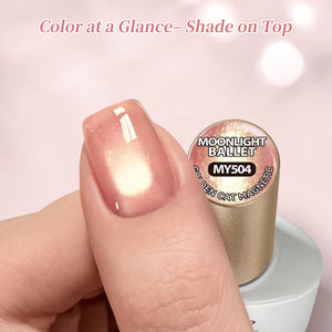6 Colors Golden Cat Magnetic Gel M62 Moonlight Ballet 7ml Gel Nail Polish BORN PRETTY