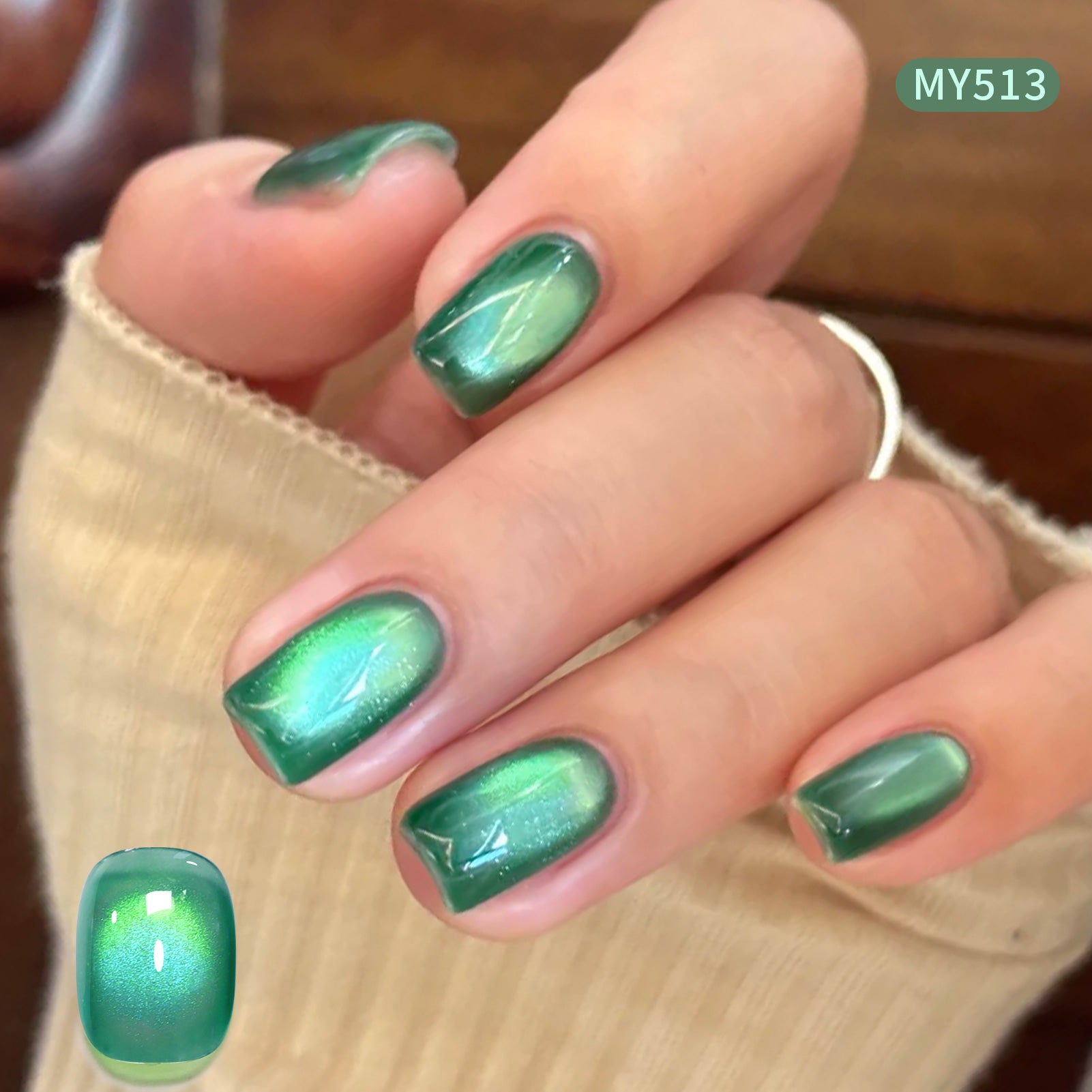 6 Colors Colored Cat Magnetic Gel M63 Aletau 7ml