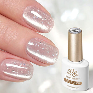 Crystal Cat Magnetic Gel MY520 Bubbly 10ml Gel Nail Polish BORN PRETTY