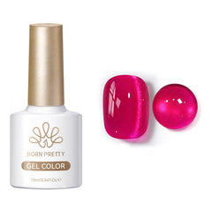 Glass Cat Magnetic Gel MY528 Marina 10ml Gel Nail Polish BORN PRETTY