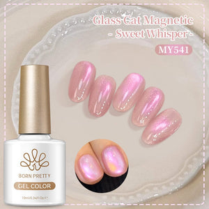 Glass Cat Magnetic Gel Sweet Whisper 10ml Gel Nail Polish BORN PRETTY MY541