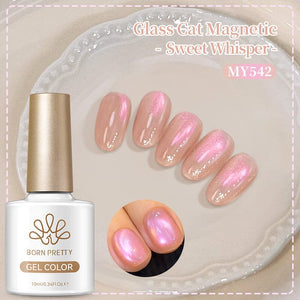 Glass Cat Magnetic Gel Sweet Whisper 10ml Gel Nail Polish BORN PRETTY MY542
