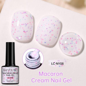 Macaron Cream Nail Gel Polish 7ml Gel Nail Polish LILYCUTE LC-NY08