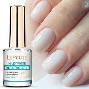 Milky White Strengthener 12ml Nail Polish LILYCUTE