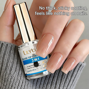 Base Top Strengthener 3 In 1 12ml Nail Polish LILYCUTE