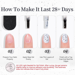 Sequins Jelly Gel TS31 Cream Topping 15ml Gel Nail Polish BORN PRETTY