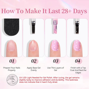 Sequins Jelly Gel TS33 Pink Fantasy 15ml Gel Nail Polish BORN PRETTY