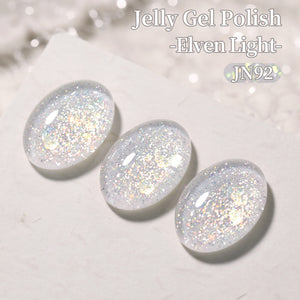 Sequins Jelly Gel JN92 Elven Light 10ml Gel Nail Polish BORN PRETTY