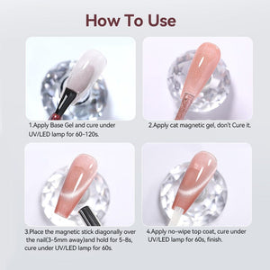 Cylindrical & Round Ball Nail Magnet Pen Tools & Accessories UR SUGAR