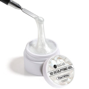5D Sculpting Gel Pearl White 15ml Extension Nail Gel UR SUGAR