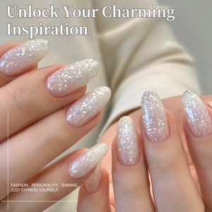 Sequins Jelly Gel TS34 Fluttering Flakes 15ml Gel Nail Polish BORN PRETTY