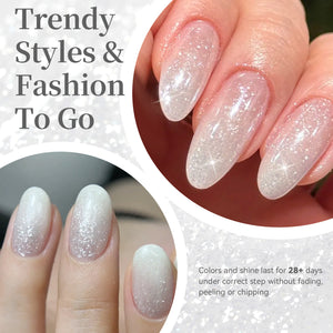 Sequins Jelly Gel TS34 Fluttering Flakes 15ml Gel Nail Polish BORN PRETTY